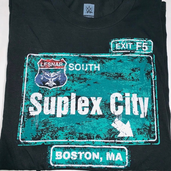 WWE Other - WWE Authentic Brock Lesnar, Boston MA. Size Large.